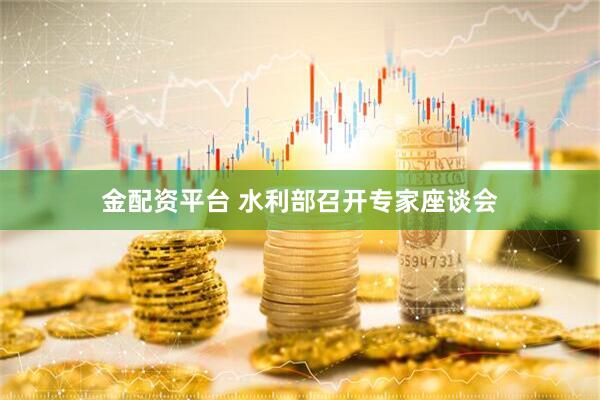 金配资平台 水利部召开专家座谈会